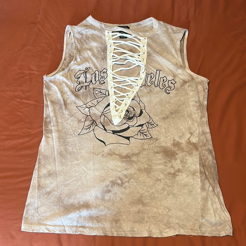 Los Angeles V Neck Tank
